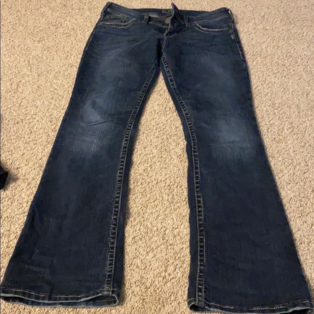 Silver jeans!! For tall girls!! 34 length!!